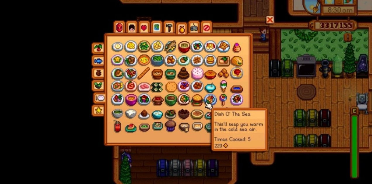 precio recetas Stardew Valley