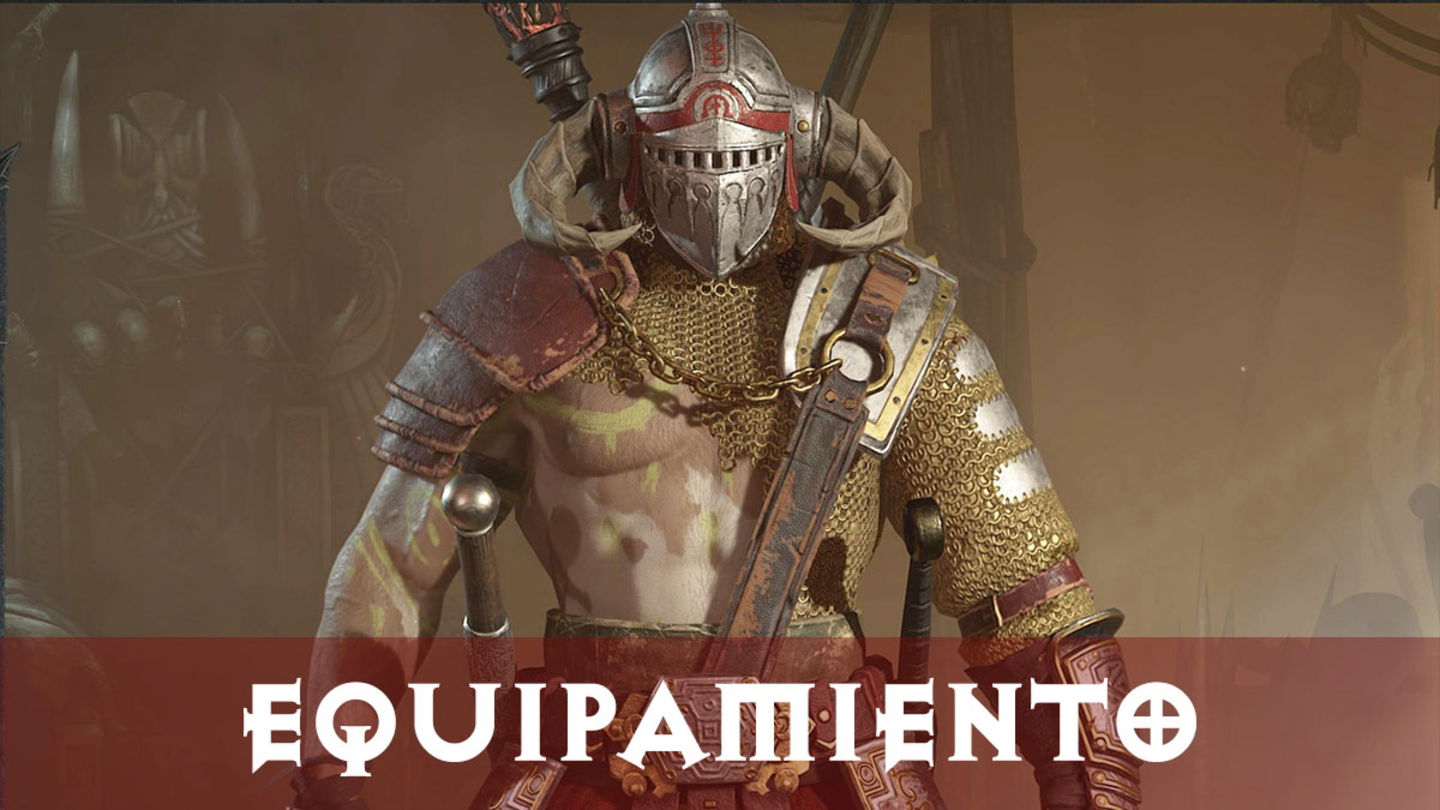 Equipamiento en Diablo IV